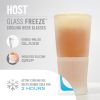 Glass FREEZEBeer Glass (set of two) by HOST