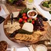 Acacia Footed Cheese Board & Knife Set by TwineÂ®