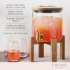 Modern Manor Wood & Glass Drink Dispenser TwineÂ®