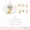 Gold Cat Wine Charms TwineÂ® (Set of 6)