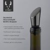 Gunmetal Heavyweight Bottle Stopper by Viski