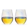 Luster Stemless Wine Glasses TwineÂ® (Set of 2)