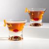 Crystal Manhattan Glasses by ViskiÂ®