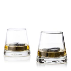 Glacier Rocks Cubes and Rocks Glass Set ViskiÂ® (Set of 2)