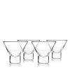 Raye Heavy Crystal Martini Glasses ViskiÂ® (Set of 4)