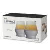 Sipping Glass FREEZEâ„¢ Gray HOSTÂ® (Set of 2)