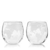 Globe Whiskey Tumblers ViskiÂ® (Set of 2)