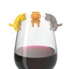 Paws Off Cat Glass Markers True Zoo (Set of 6)