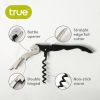 Truetapâ„¢ Black Double Hinge Corkscrew Straight Blade