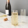 Seneca Crystal Faceted Stemless Flute Glasses ViskiÂ® (Set of 2)