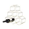 Belmont Geo Gold 6 Bottle Wine Rack ViskiÂ®