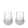Wine Glass FREEZEâ„¢ Gray HOSTÂ® (Set of 2)