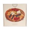 Acacia Footed Cheese Board & Knife Set by TwineÂ®