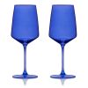 Reserve Nouveau Crystal Wine Glasses in Cobalt ViskiÂ®