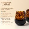 Tortuga Recycled Stemless Wine Glasses TwineÂ® (Set of 2)