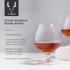 Raye Crystal Wingback Brandy Glasses ViskiÂ® (Set of 2)
