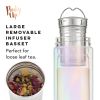 BlairIridescent Glass Travel Infuser Mug by Pinky Up