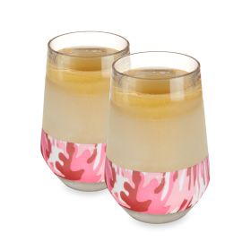 Wine FREEZEâ„¢ XL Pink Camo HOSTÂ® (Set of 2)