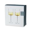 Laurel Crystal White Wine Glasses ViskiÂ® (Set of 2)
