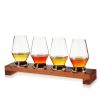 Raye Crystal Spirits Tasting Glass Flight ViskiÂ® (Set of 4)