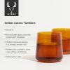 Aurora Cocktail Tumblers in Amber ViskiÂ®