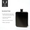 Warren 6 Oz Gunmetal Flask ViskiÂ®