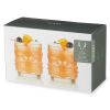 Pacific Crystal Tiki Lowball Tumblers ViskiÂ® (Set of 2)