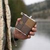 Leather Texas Flask by Foster & Rye