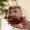 Rosado Recycled Stemless Wine Glasses TwineÂ® (Set of 2)