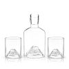 3 Piece Mountain Decanter and Tumbler Set ViskiÂ®