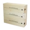 Newlywed's Anniversary Wooden Wine Box by TwineÂ®