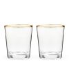 Gilded Glass Tumbler Set by Twine