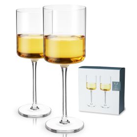 Laurel Crystal White Wine Glasses ViskiÂ® (Set of 2)