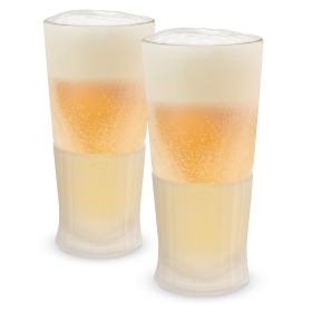 Glass FREEZEBeer Glass (set of two) by HOST