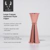 Summit Large Makoto Jigger in Copper Viski