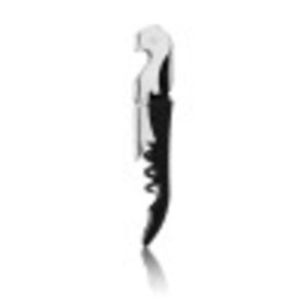 Truetapâ„¢ Soft Touch Black Double Hinge Corkscrew