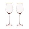 Rose Crystal White Wine Glass Set by TwineÂ®