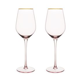 Rose Crystal White Wine Glass Set by TwineÂ®