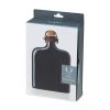 Irving Nautilus Ceramic Flask in Black Viski