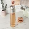 DylanRose Gold Glass Travel Infuser Mug