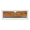 Acacia Wood Wine Flight Board TwineÂ®