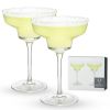Raye Angled Crystal Margarita Glasses ViskiÂ® (Set of 2)