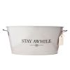 Stay Awhile Metal Drink Tub by TwineÂ®