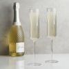 Laurel Crystal Champagne Flutes ViskiÂ® (Set of 2)