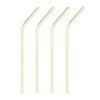 Belmont Cocktail Straws in Gold Viski