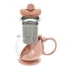 ShelbyGlass and Rose Gold Wrapped Teapot by Pinky Up