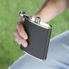 Monte Carlo: 6 oz Faux Leather Flask