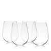 Vino Stemless Red Wine Glass True (Set of 4)