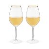 Gilded Stemmed Wine Glasses TwineÂ® (Set of 2)