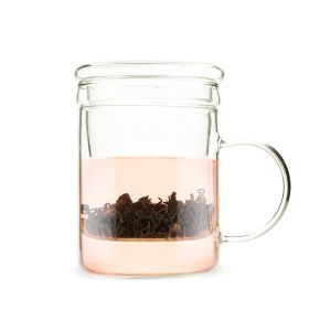 Blake Glass Tea Infuser Mug Pinky UpÂ®